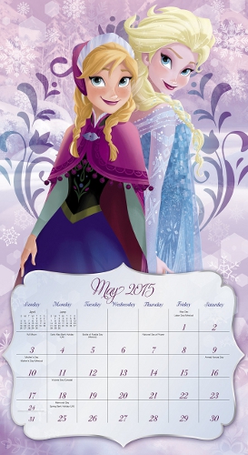 Disney Princess Frozen Calendar